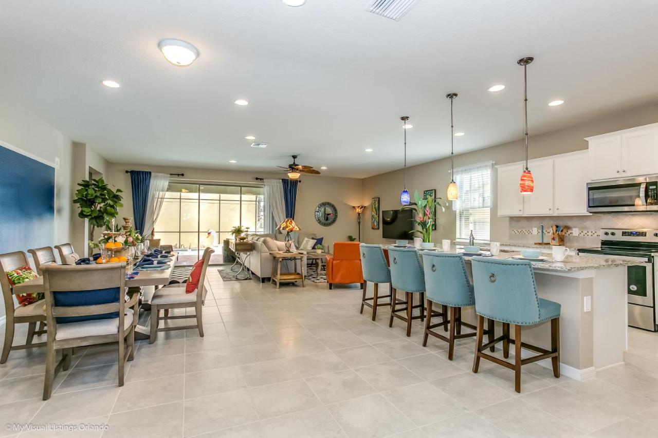 8 Bedroom, 6 Bathroom Upscale Villa Near All The Fun In Kissimmee Exterior photo